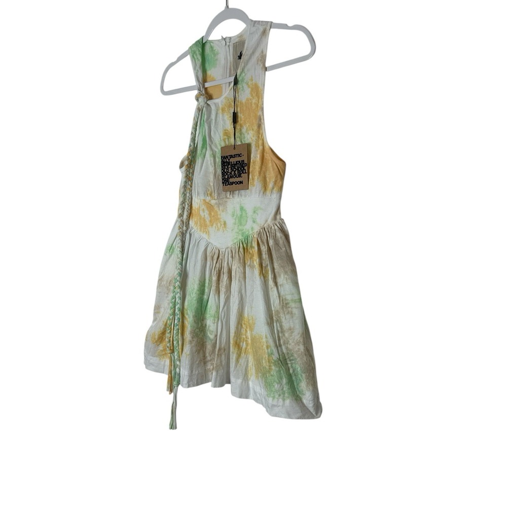 One Teaspoon Tie Dye Dress Women's Size 8 Mini Beach Sleeveless Summer New - Picture 9 of 10